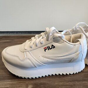FILA Women's Orbit Platform Sneaker Size 7 White